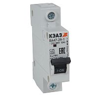Выключатель автоматический модульный ВА47-29-1C63-УХЛ3 (4.5кА) | код.318207 | КЭАЗ